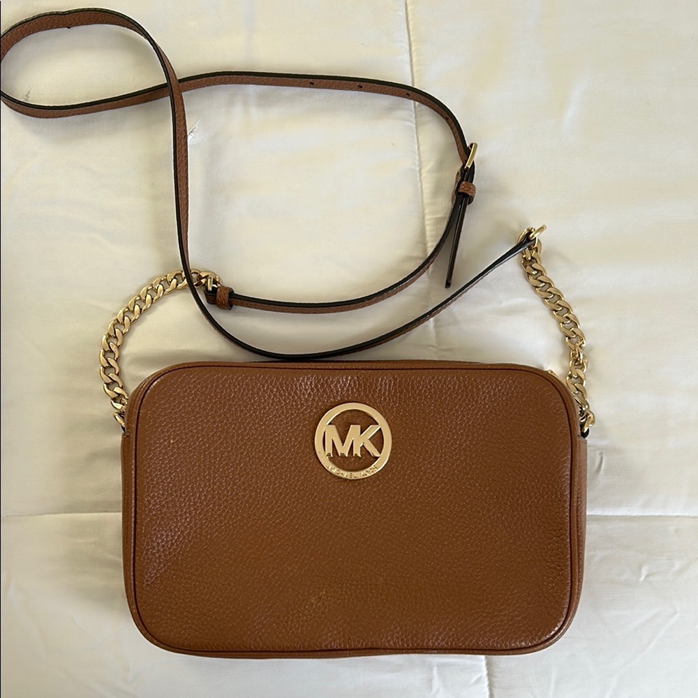Michael Kors Cognac Crossbody Bag